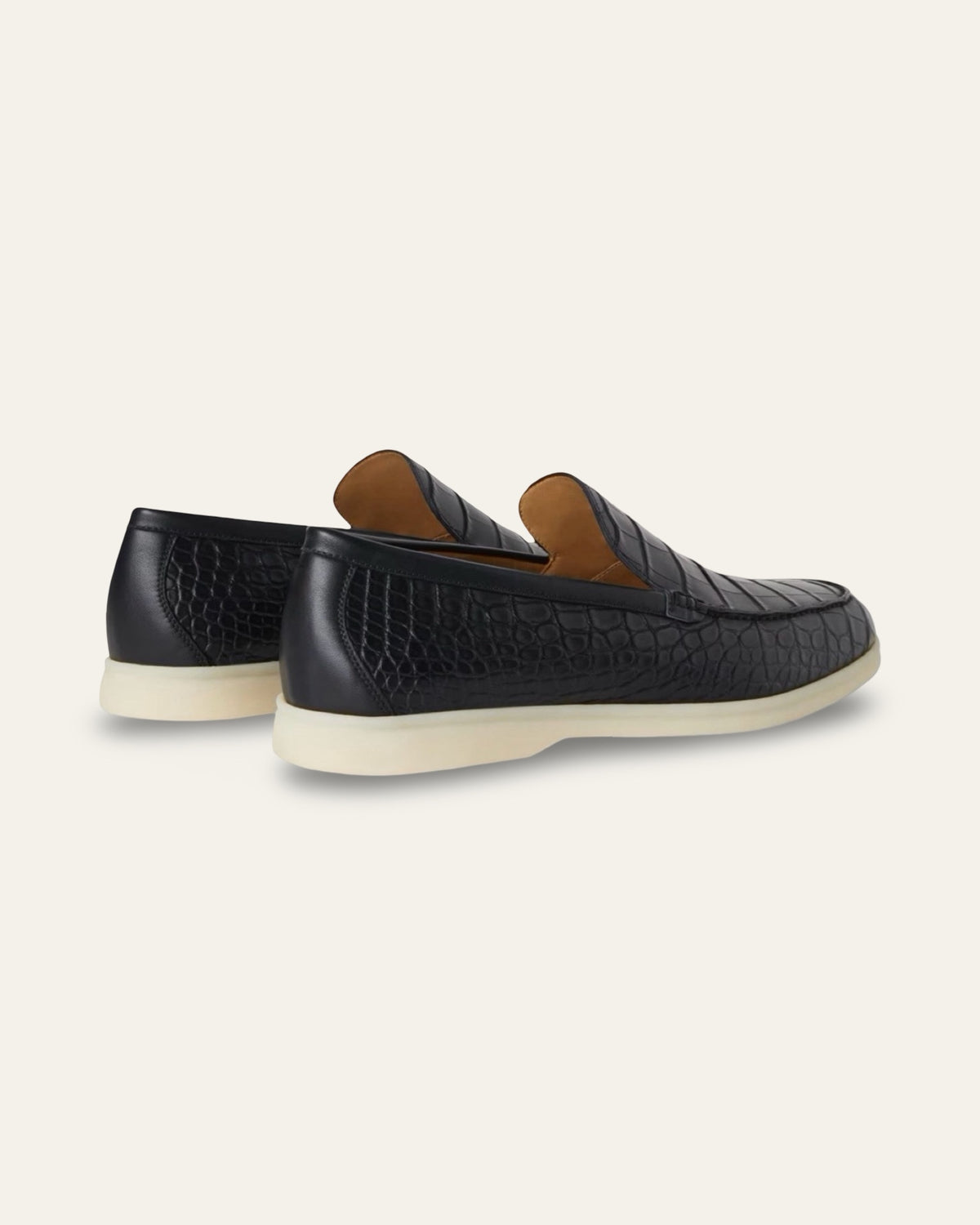 Custom-Made Crocodile Skin Loafers — Shot 03