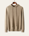 Pure Cashmere Hoodie Beige — Shot 01