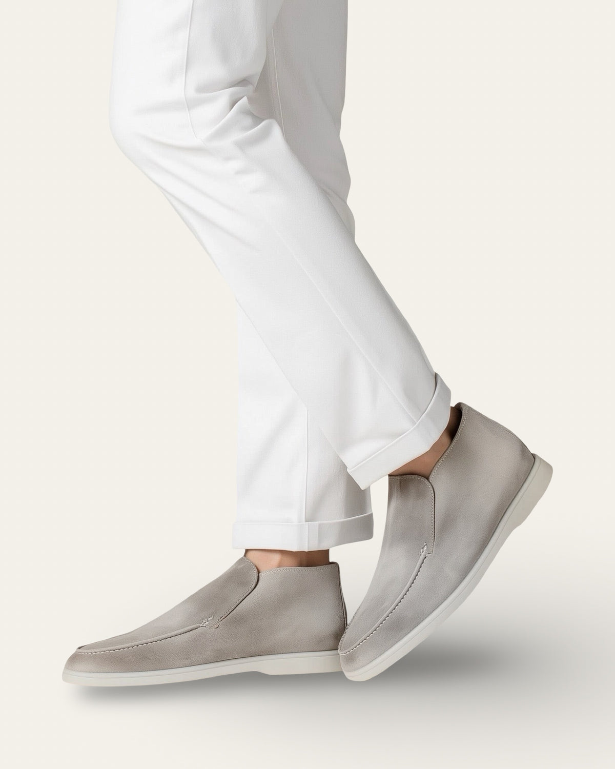 Rise Loafers Light Grey Suede — Shot 03