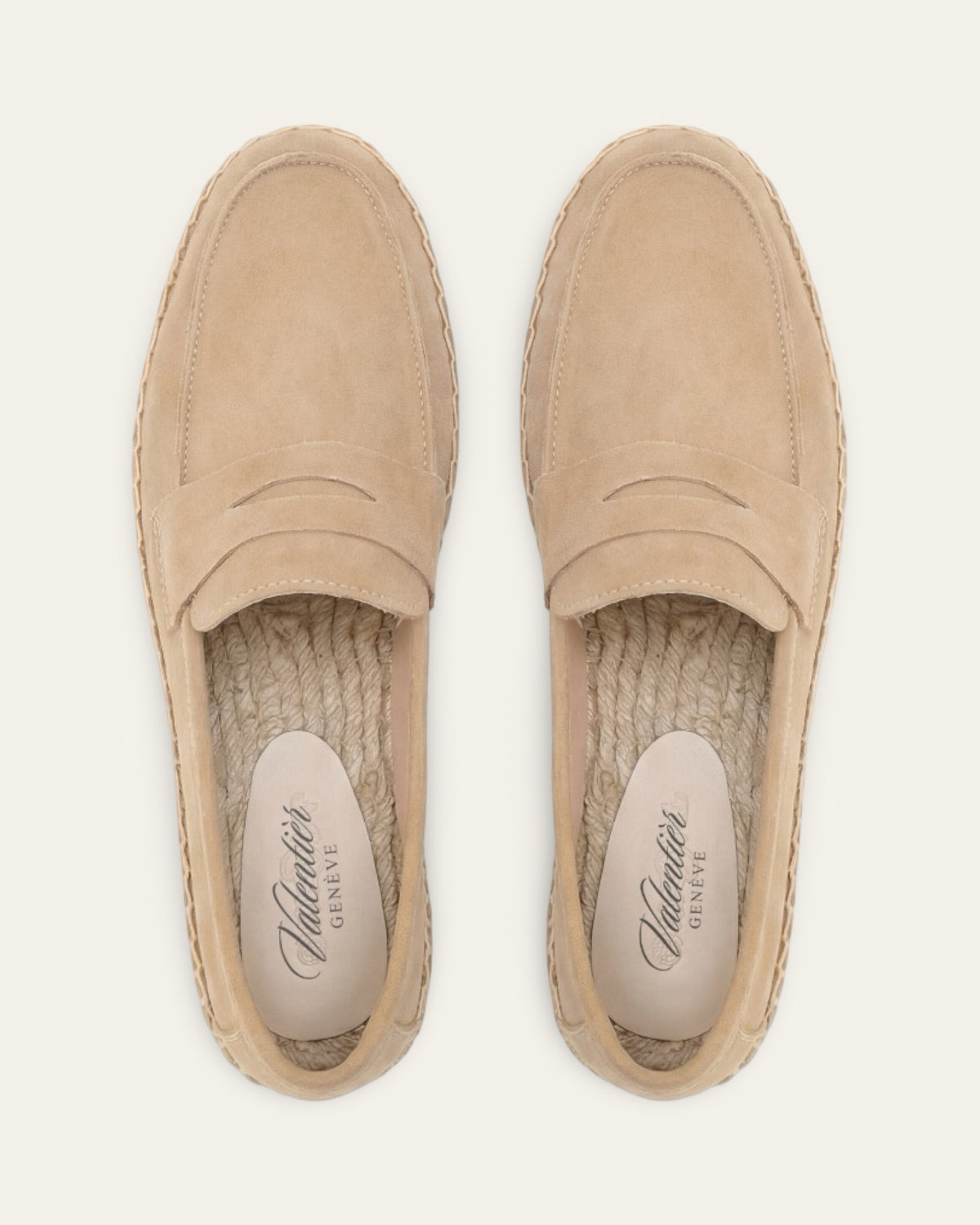 Suede Espadrilles Beige — Shot 03