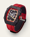 The Spectre N1 — Skeleton Super-Thin Black-Red — Shot 01