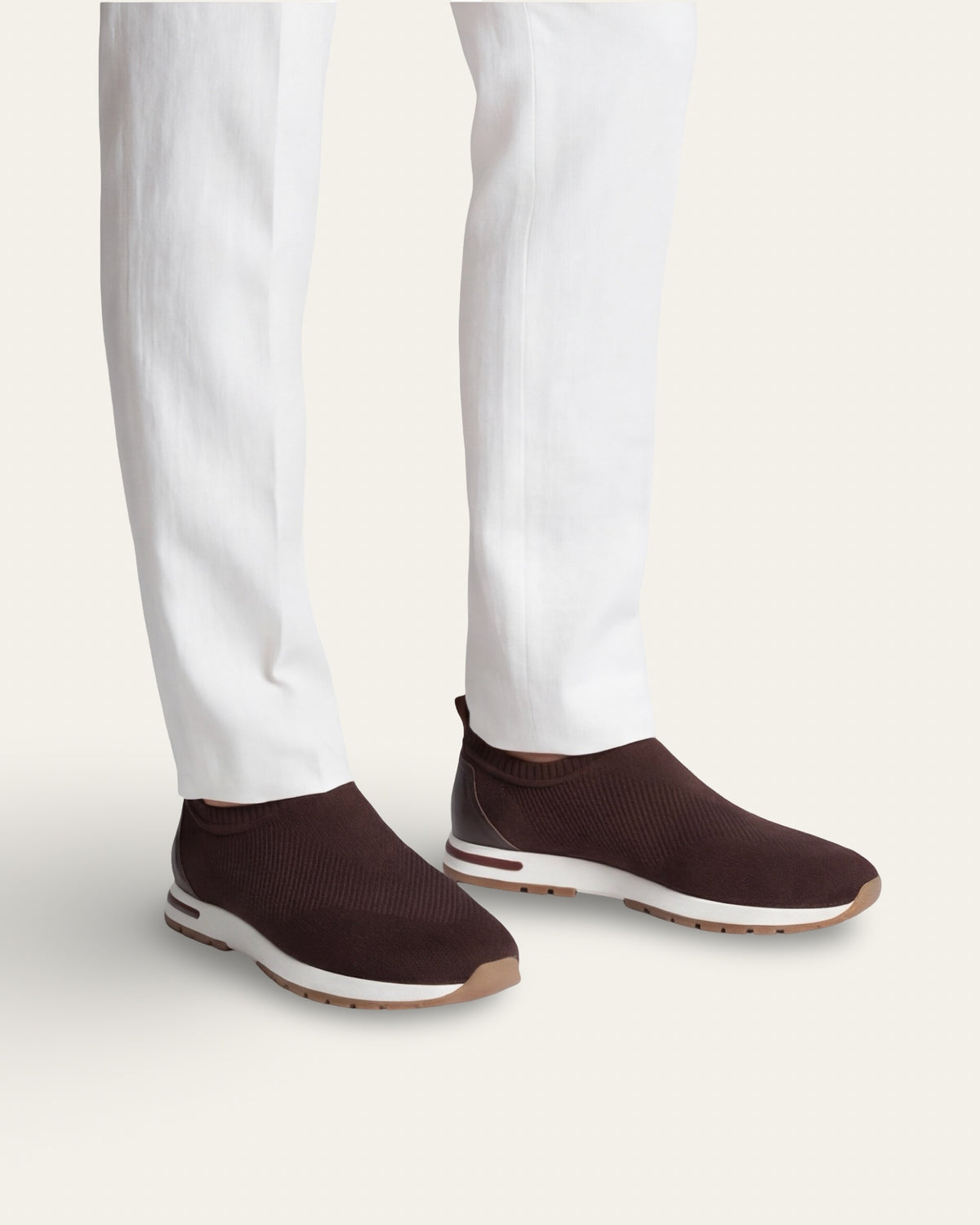 The Stride — Knit Sneaker Chocolate — Shot 04
