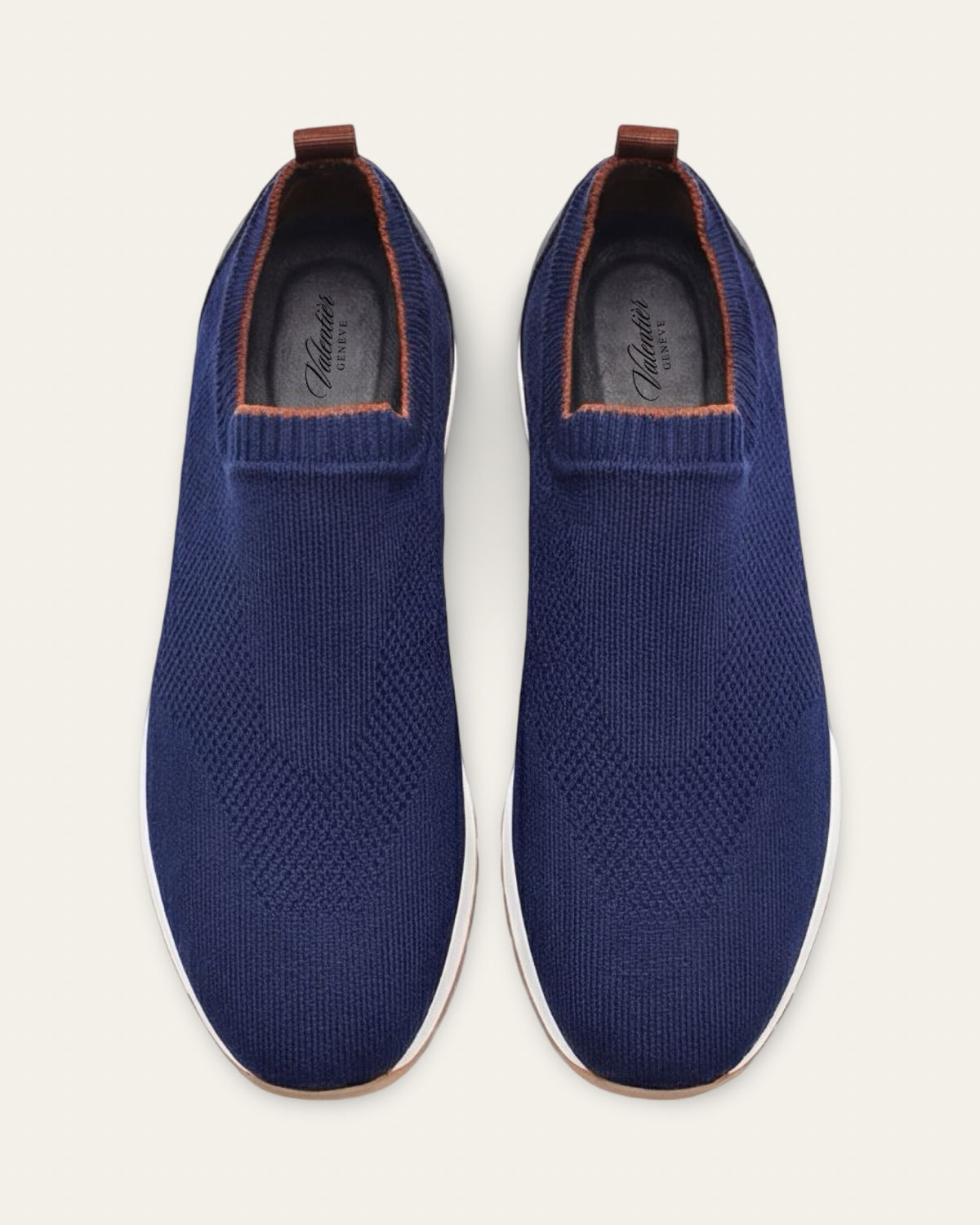 The Stride — Knit Sneaker Navy — Shot 03