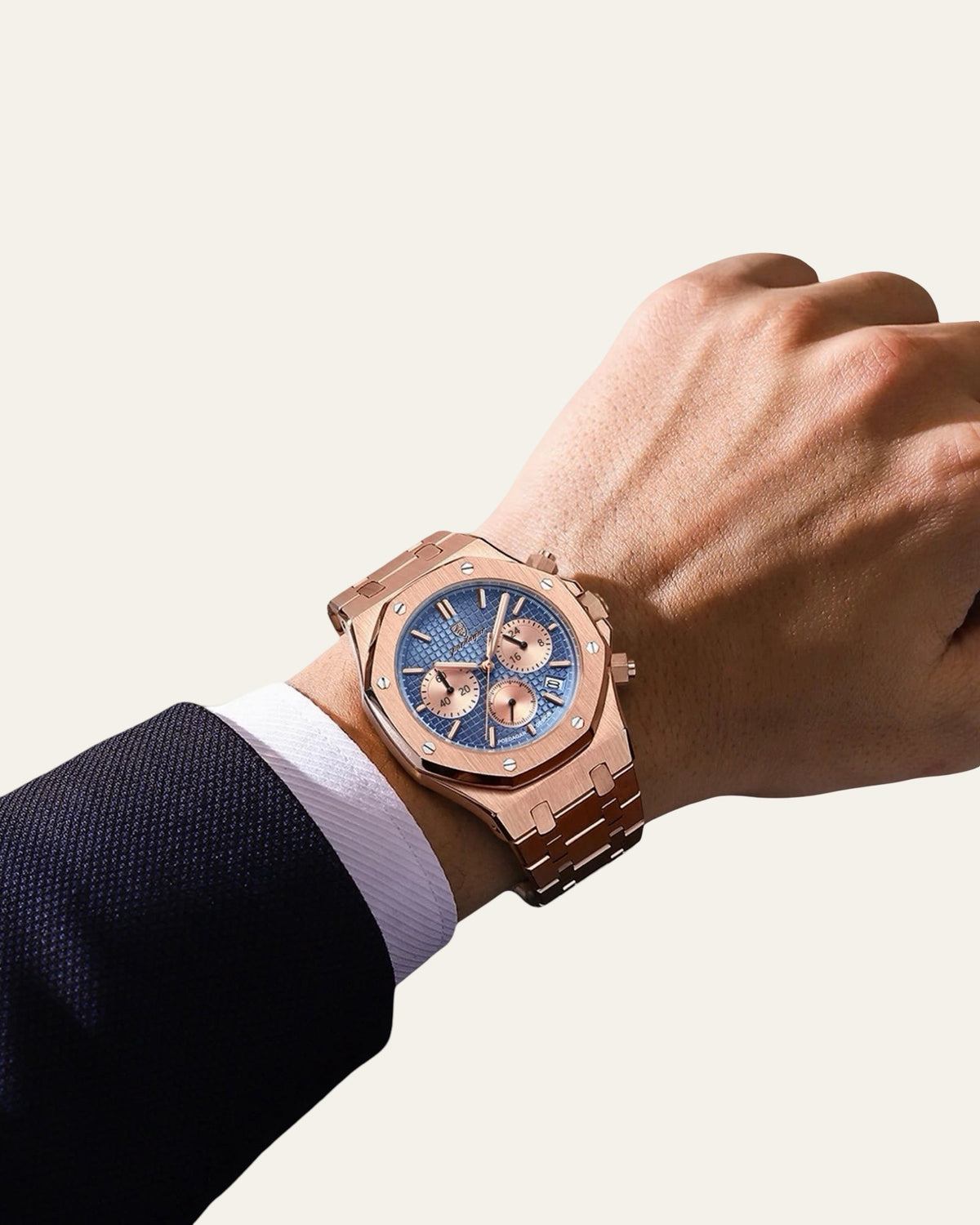 Valentier Genève Hexagon S2 Golden Blue — Shot 04