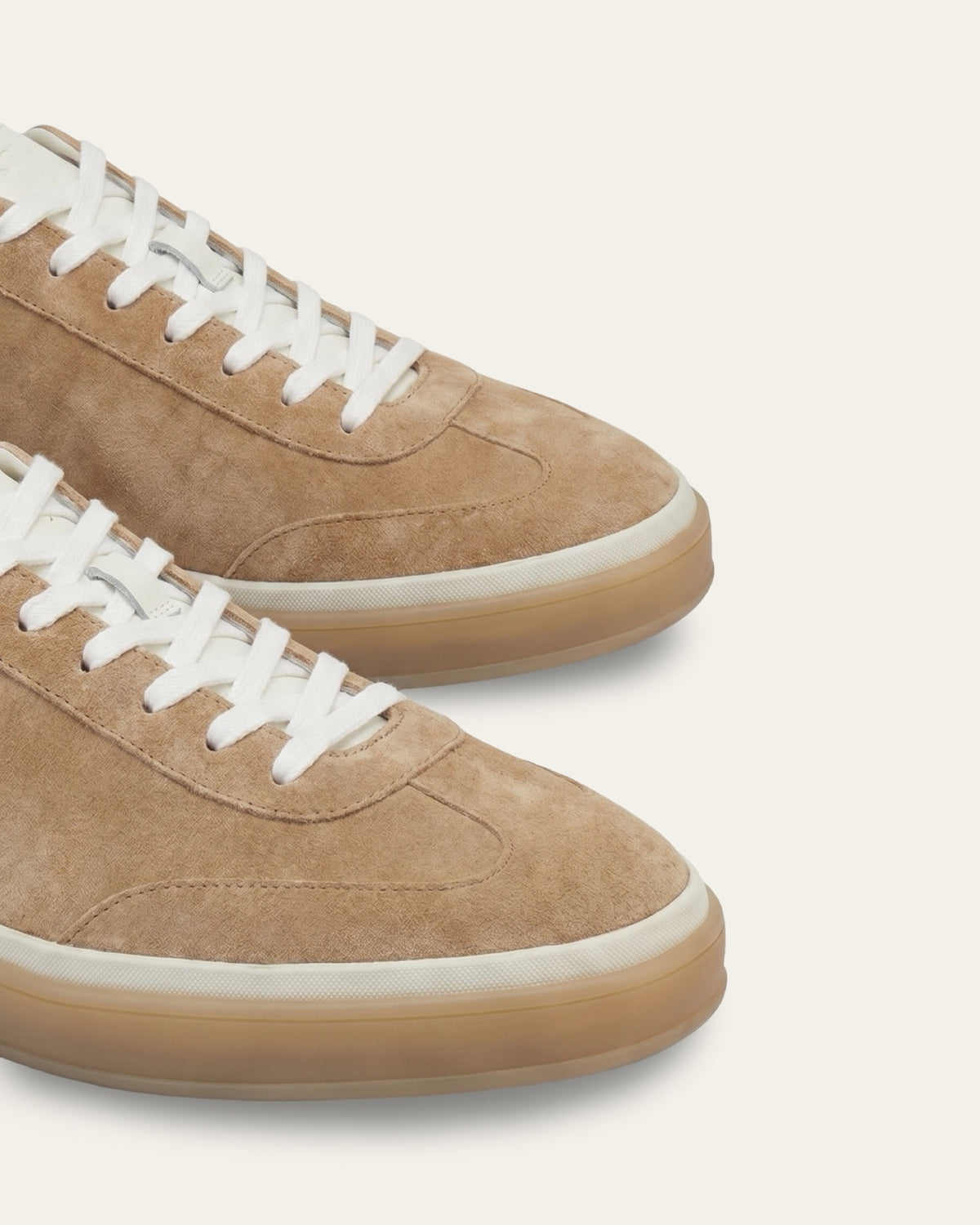 The Cannes Suede Sneaker in Camel Tan