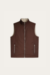 Montreux Gilet — Espresso — product view
