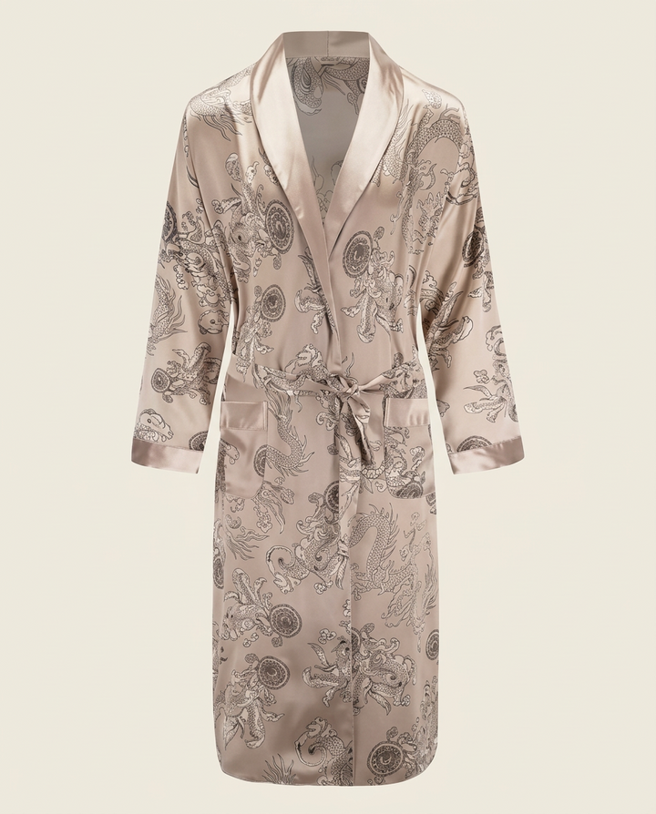 Palais Satin Robe — Champagne, product view