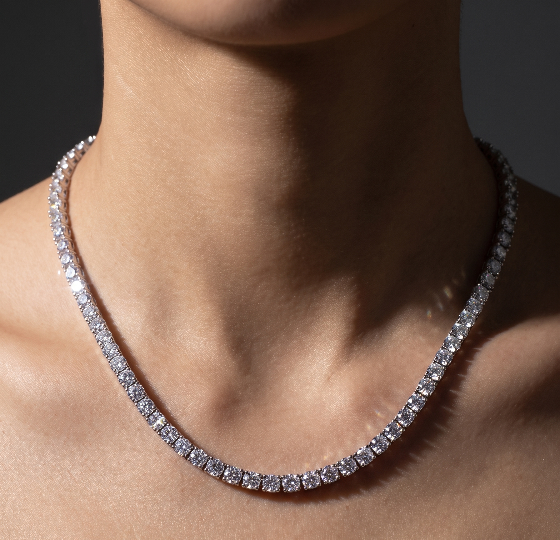 Éternelle VVS Moissanite Tennis Chain Unisex