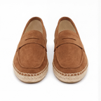Suede Espadrilles Chocolate