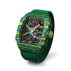 The Spectre N1 — Skeleton Super-Thin Green-Yellow Elastic Band