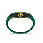The Spectre N1 — Skeleton Super-Thin Green-Yellow Elastic Band