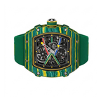 The Spectre N1 — Skeleton Super-Thin Green-Yellow Elastic Band