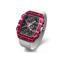 The Spectre N1 — Skeleton Super-Thin Pink-White Elastic Band