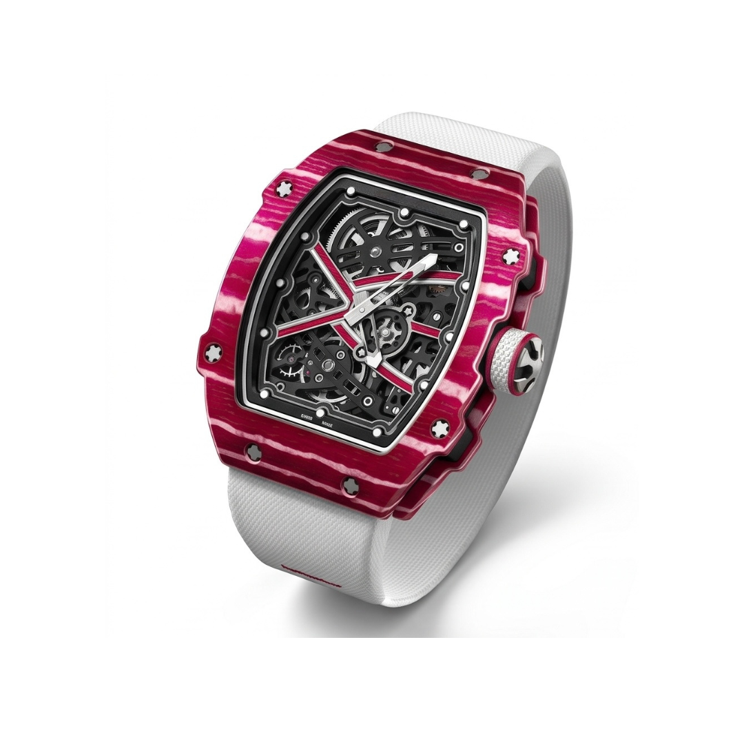 The Spectre N1 — Skeleton Super-Thin Pink-White Elastic Band