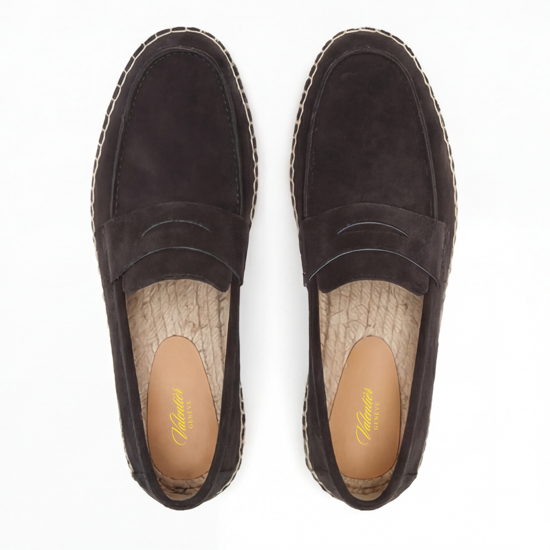 Suede Espadrilles Grey