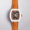 The Spectre N1 — Skeleton Super-Thin White-Orange