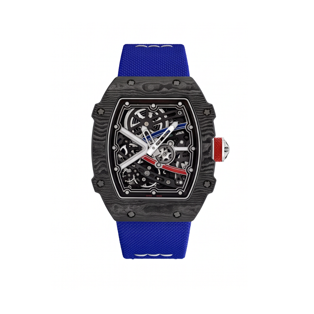 The Spectre N1 — Skeleton Super-Thin Blue-Black Elastic Band