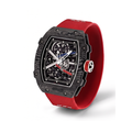 The Spectre N1 — Skeleton Super-Thin Red-Black Elastic Band