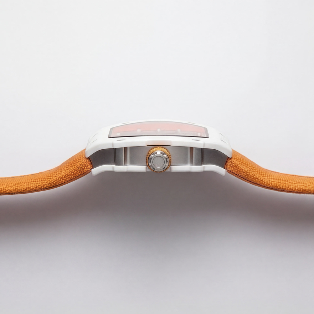 The Spectre N1 — Skeleton Super-Thin White-Orange