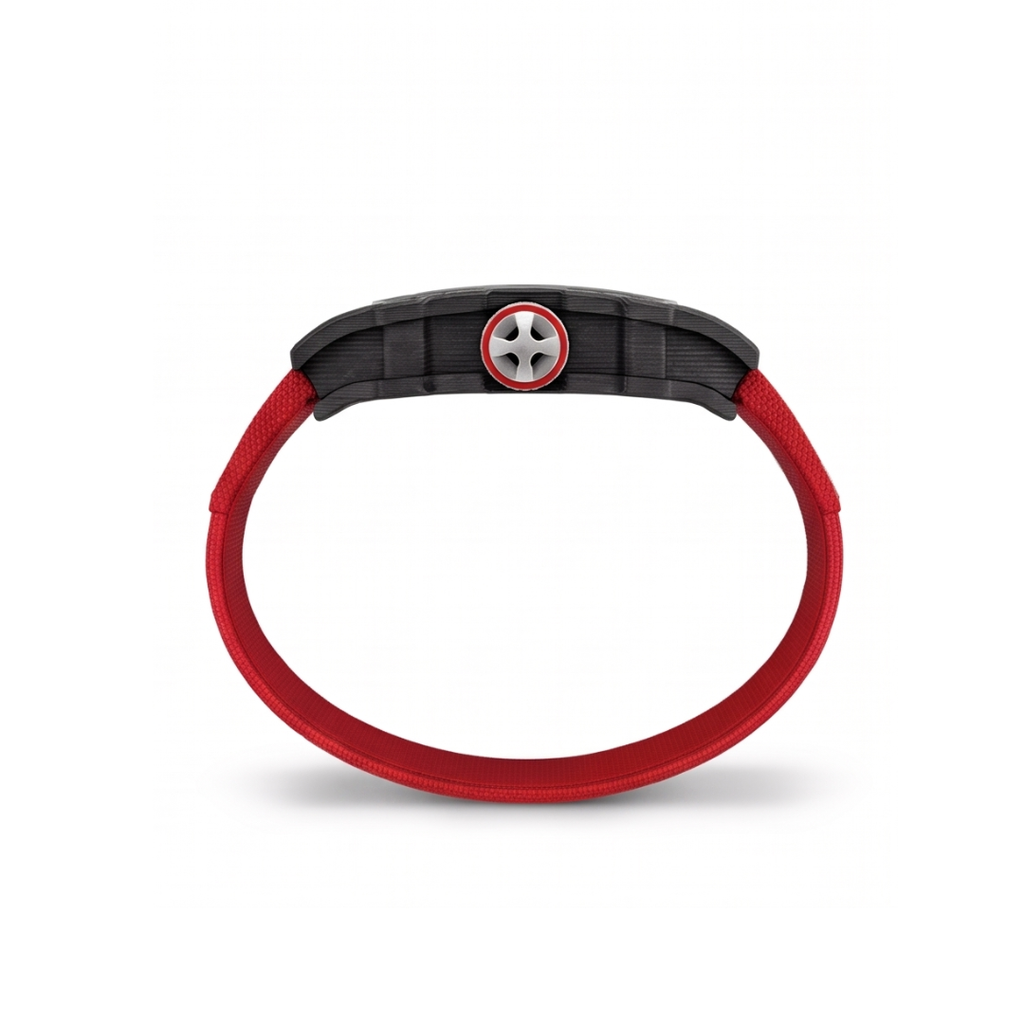 The Spectre N1 — Skeleton Super-Thin Red-Black Elastic Band