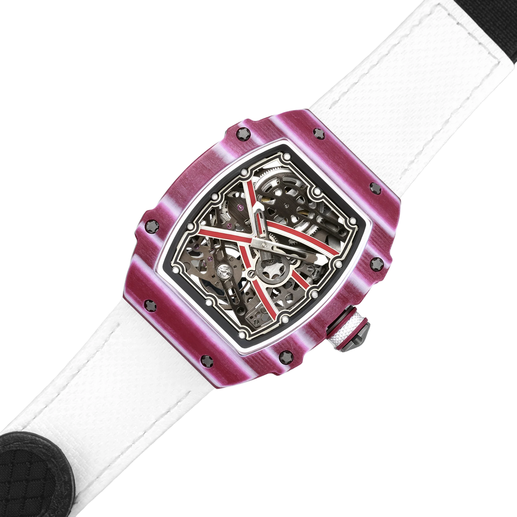 The Spectre N1 — Skeleton Super-Thin Pink-White