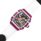 The Spectre N1 — Skeleton Super-Thin Pink-White
