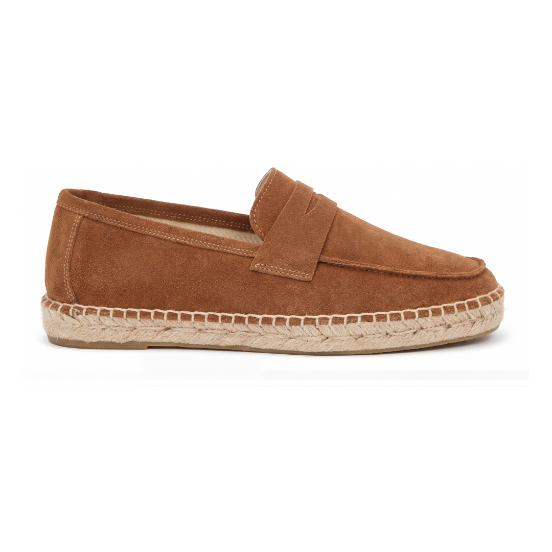 Suede Espadrilles Chocolate