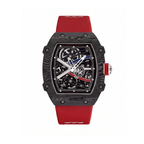 The Spectre N1 — Skeleton Super-Thin Red-Black Elastic Band