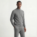 Merino Wool Knit Two-Piece Set Grey