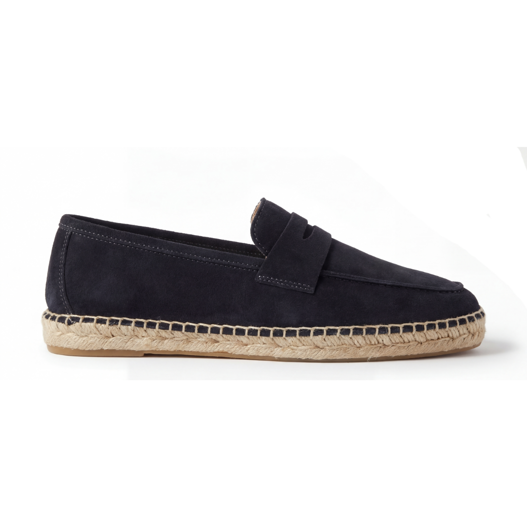 Suede Espadrilles Black