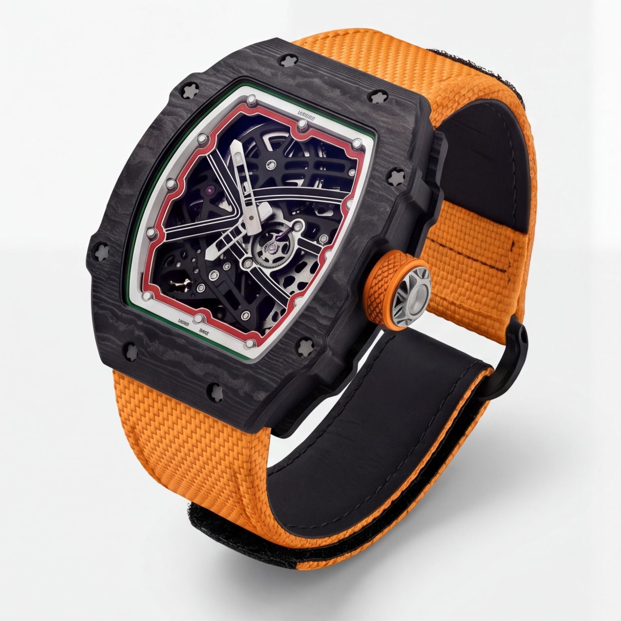 The Spectre N1 — Skeleton Super-Thin Black-Orange