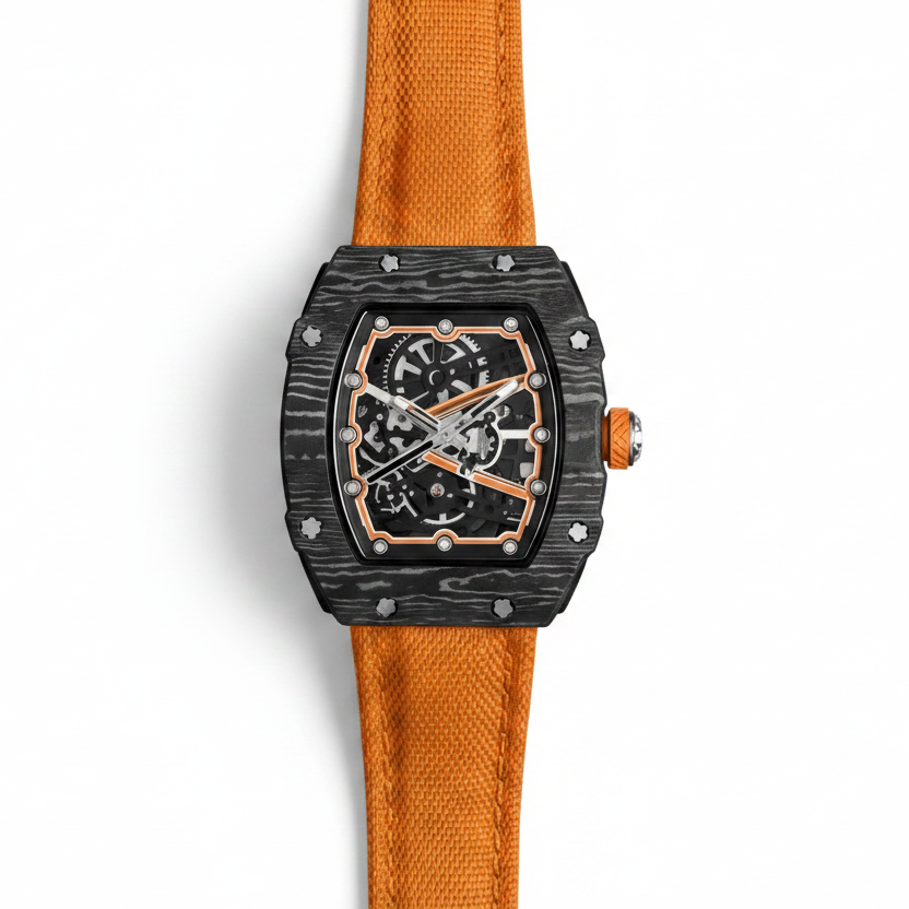The Spectre N1 — Skeleton Super-Thin Black-Orange