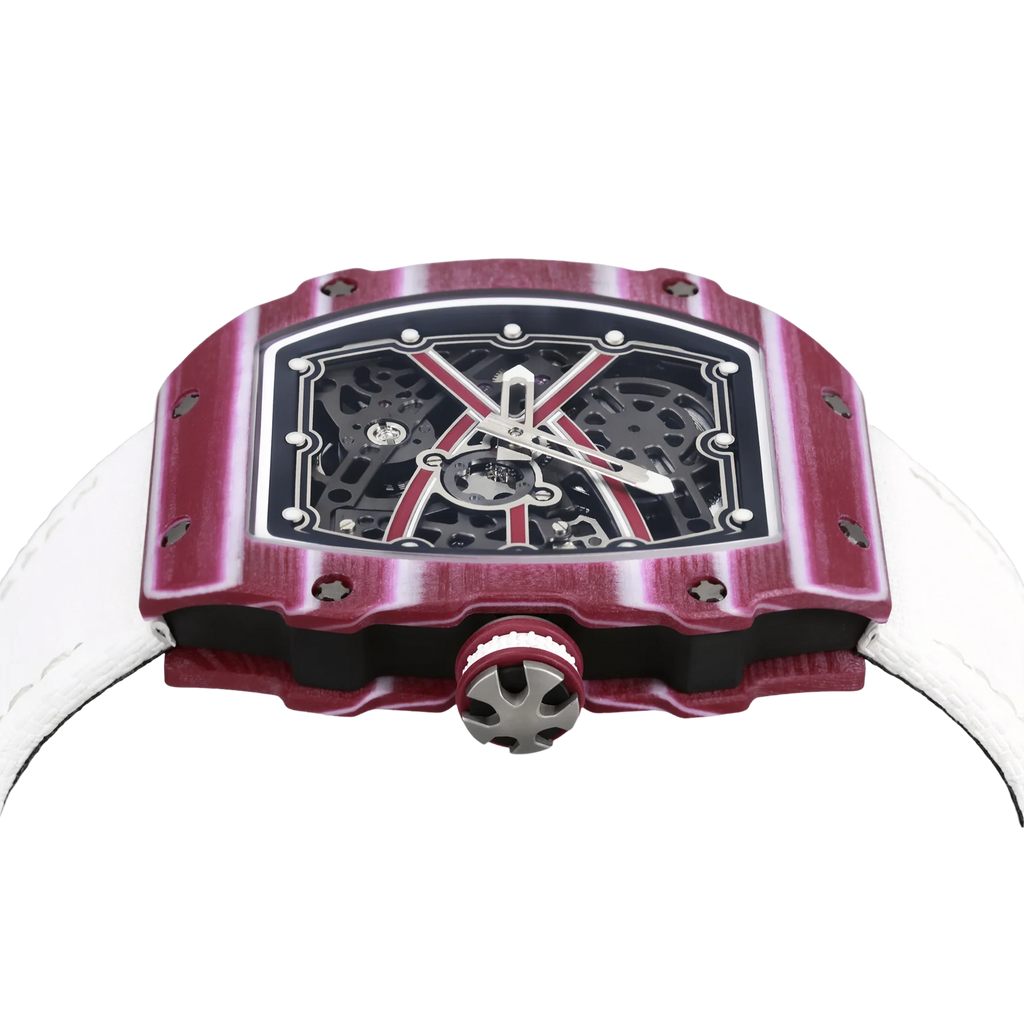 The Spectre N1 — Skeleton Super-Thin Pink-White