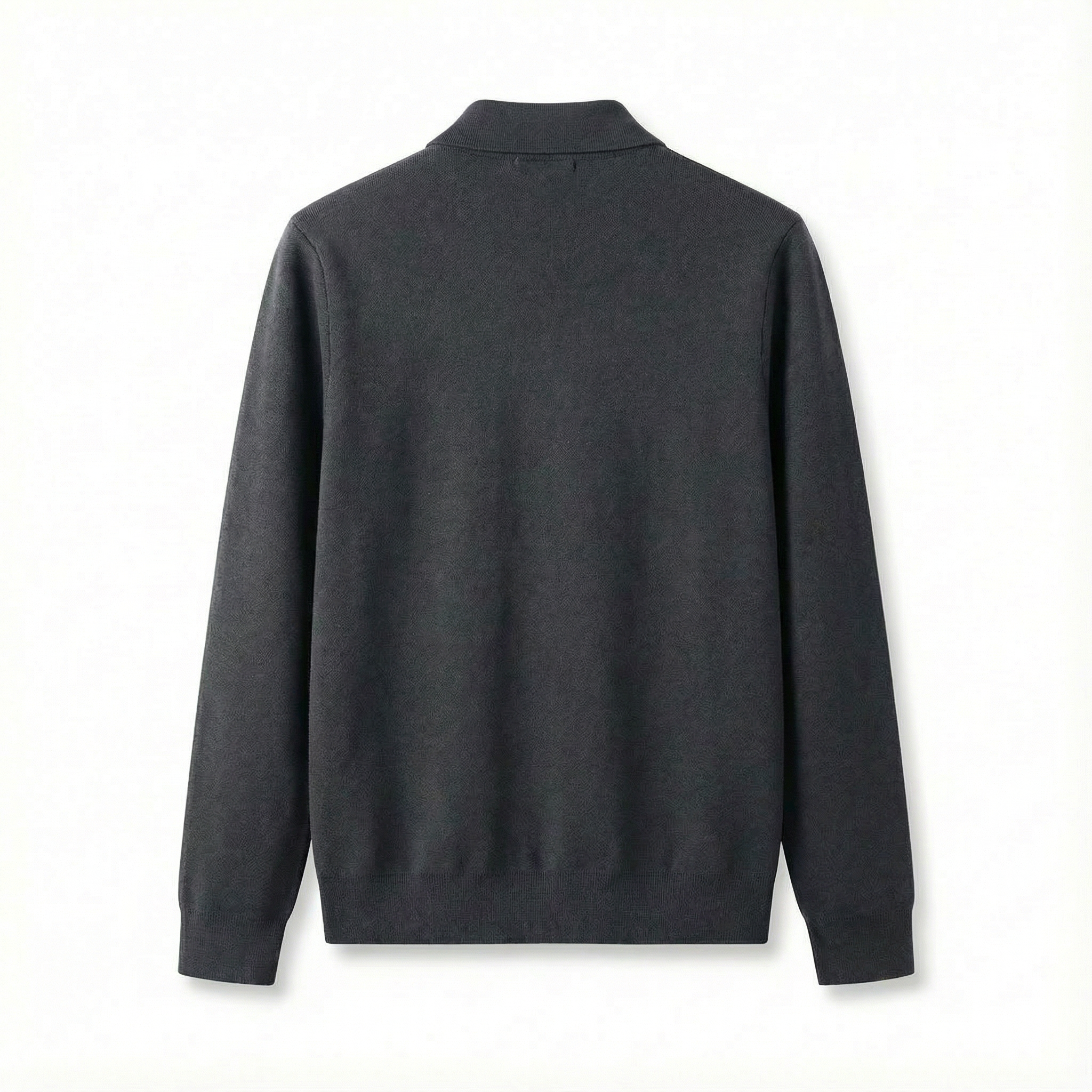 Merino Wool Zip Jacket Grey