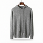 Pure Cashmere Hoodie Grey