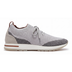 The Valerian — Laced Knit Sneakers Grey