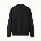 Merino Wool Zip Jacket Black