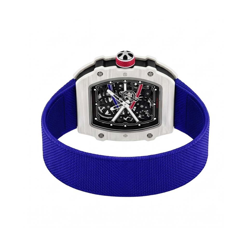 The Spectre N1 — Skeleton Super-Thin Blue-White Elastic Band