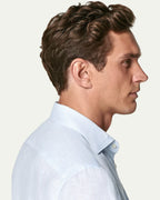 Linen Capri Blue Shirt