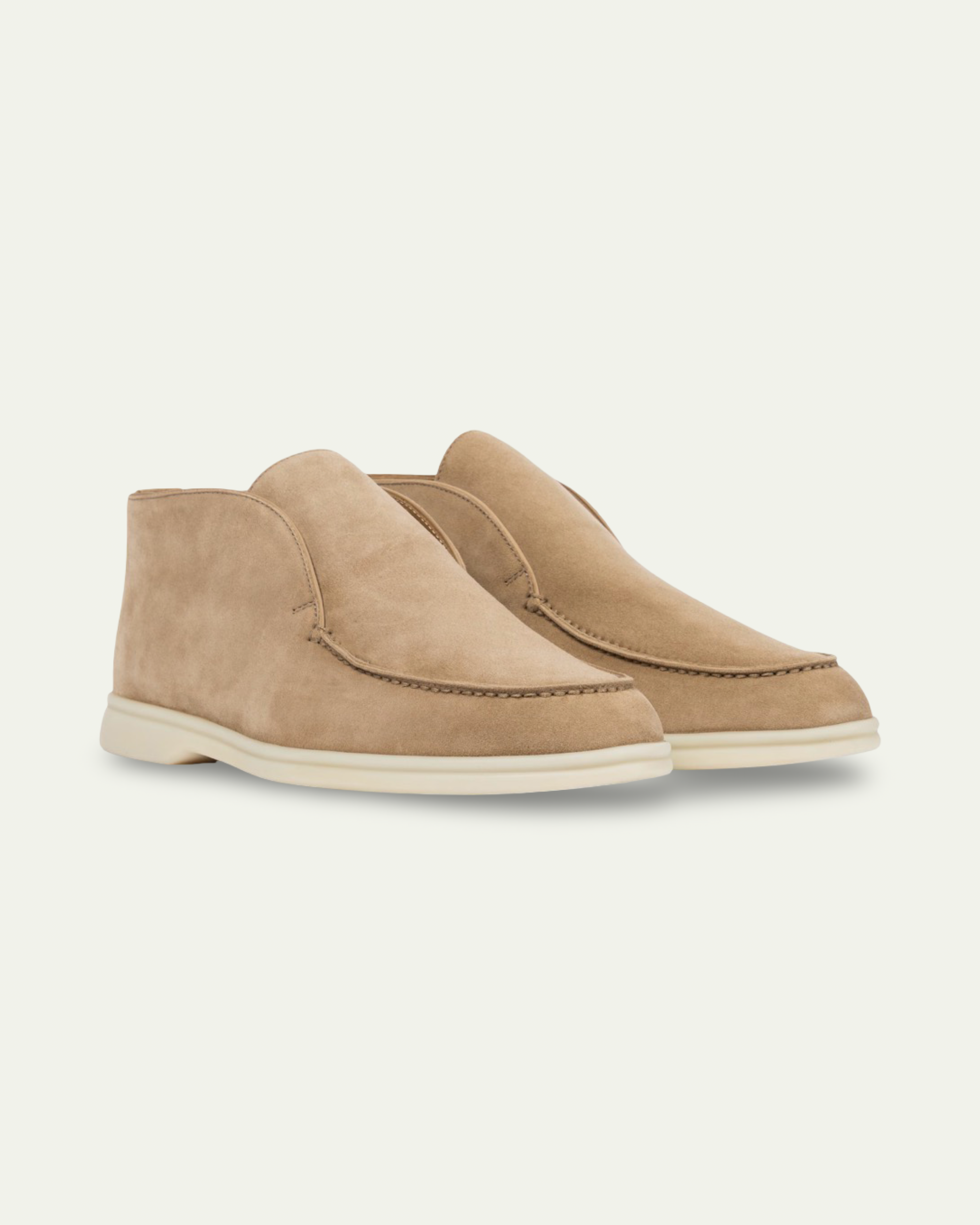 Rise Loafers Beige Suede