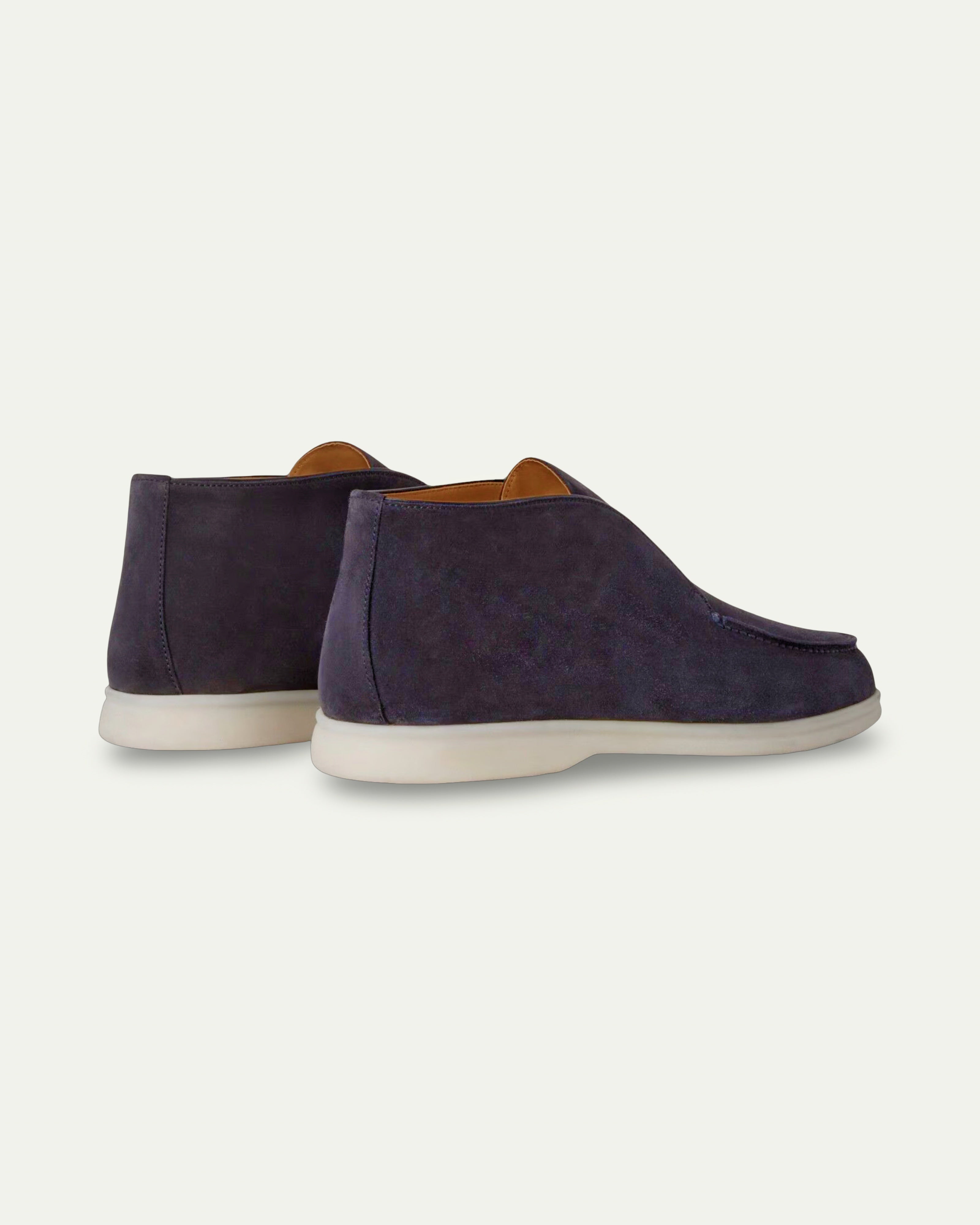 Rise Loafers Navy Blue Suede