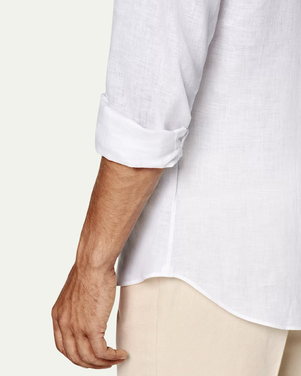 Linen Pure White Shirt