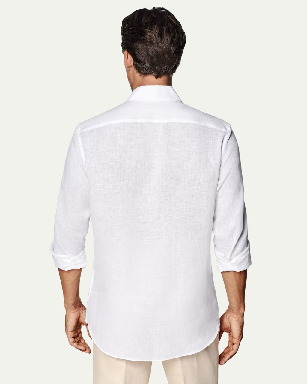 Linen Pure White Shirt