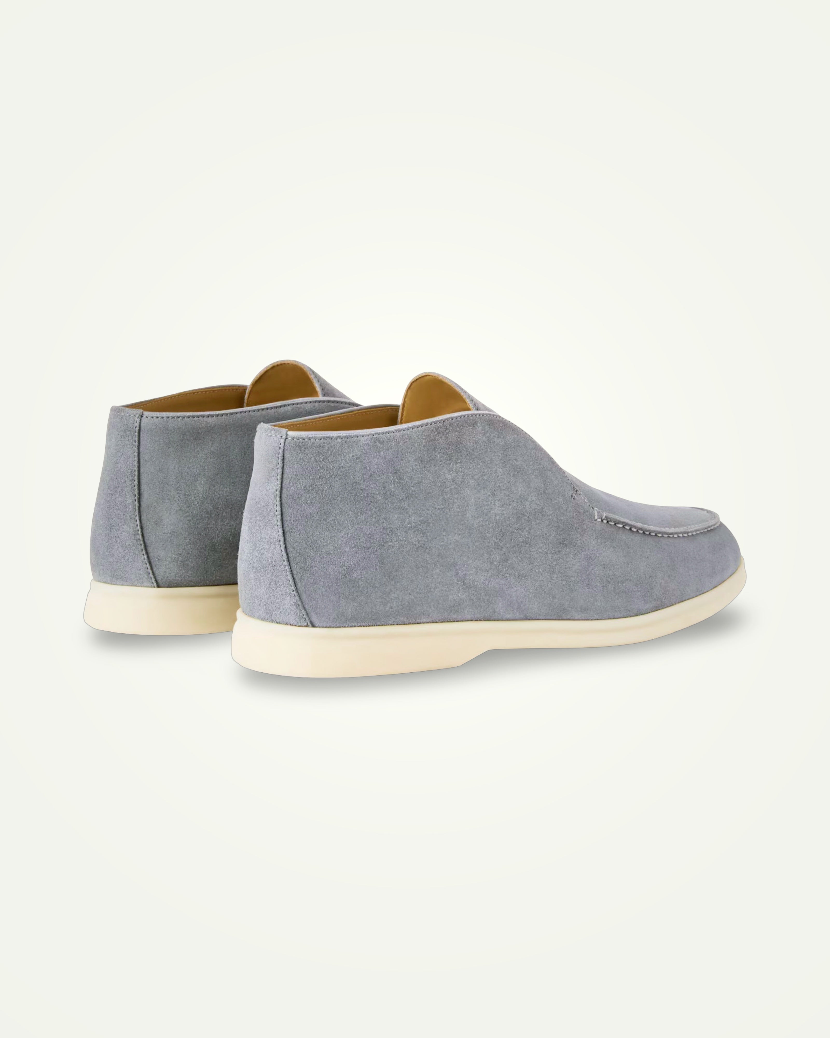 Rise Loafers Light Grey Suede
