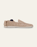 BEIGE SUEDE LOAFERS — Shot 02