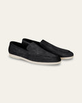 BLACK SUEDE LOAFERS — Shot 01