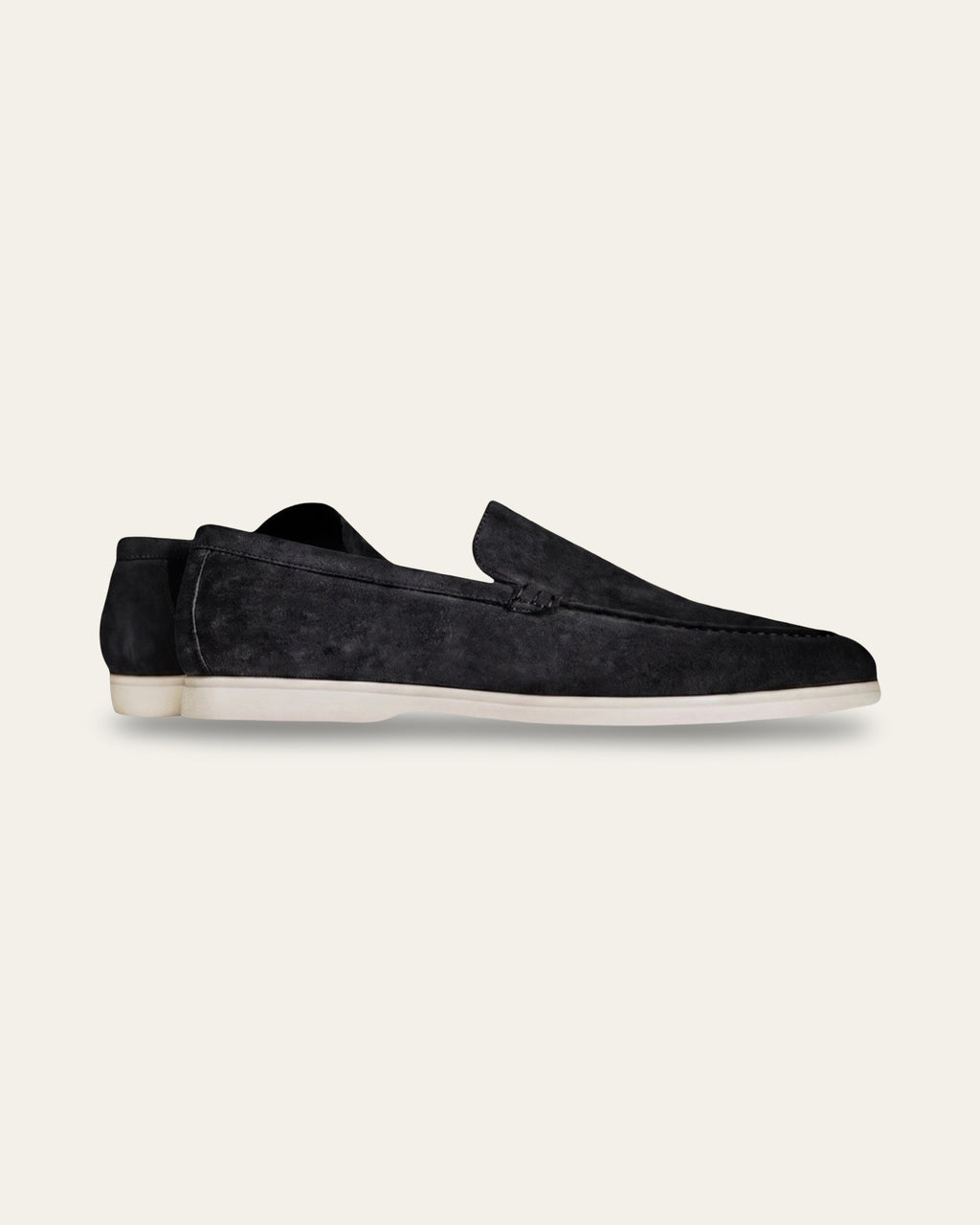 BLACK SUEDE LOAFERS — Shot 02