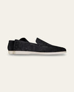 BLACK SUEDE LOAFERS — Shot 02
