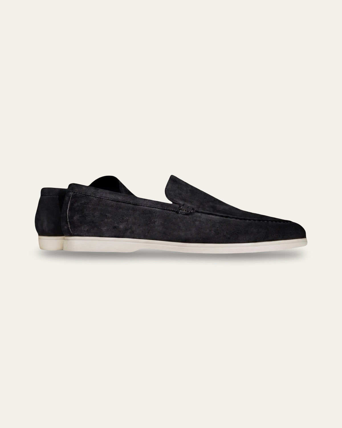 BLACK SUEDE LOAFERS — Shot 02