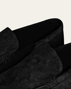 BLACK SUEDE LOAFERS — Shot 03